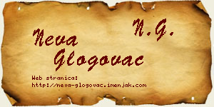 Neva Glogovac vizit kartica